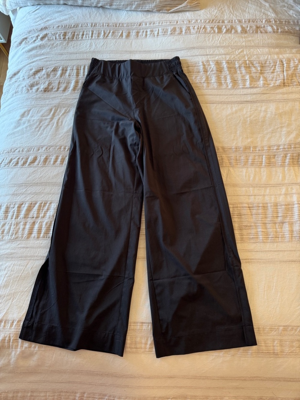 Old Navy Black Pull-On Wide Leg Pants